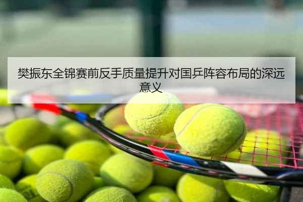 樊振东全锦赛前反手质量提升对国乒阵容布局的深远意义